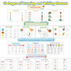 Huijing Montessori Preschool Learning Activities Newest 29 Themes Busy Book - Workbook Activity Binder / Toys for Toddlers, Autism Learning Materials and Tracing Coloring Book