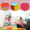 ToyVelt Foam Puzzle Floor Mat for Kids - Interlocking Play Mat with Colors, Shapes, Alphabet, ABC, Numbers - Educational Large Puzzle Foam Floor Tiles for Crawling, Playroom, Play Area, Baby Nursery