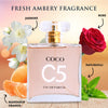 Coco C5 for Women Eau De Parfum - Pure Femininity in a Bottle - Delicate Floral Scents of Jasmine and May Rose - A Fragrance That Will Get You Noticed - Cruelty-Free Perfume Precious Gift for Women