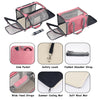 Adkyop Large cat carriers Dog soft-sided carriers Cat soft-sided carriers Cat carriers Dog carriers Cat travel carriers Dog travel bag Reptile carriers Squirrel carriers Guinea pig carrier(Large Pink)