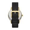 Kate Spade New York Women's Metro Three-Hand Puppy Black Leather Band Watch (Model: KSW9069)