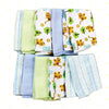 Spasilk 10 Pack Soft Terry Bath Washcloths - Newborn Boy or Girl, Blue Tiger