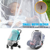 2 Pack Mosquito Cover for Stroller, Bug Net for Car Seat, Portable Durable, No Harmful Chemicals, Long-Lasting Infant Insect Shield Netting, White (M+L), Set.