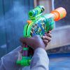 NERF Zombie Driller Dart Blaster, 16 Nerf Elite Darts, Rotating 5 Dart Cylinder, Removable Scope, Outdoor Games, Ages 8+