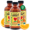 CHILDLIFE ESSENTIALS Liquid Vitamin C - Immune Support, Vitamin C Liquid, All-Natural, Gluten-Free, Allergen Free, Non-GMO, High in Antioxidants - Orange Flavor, 4 Ounce Bottle (Pack of 3)