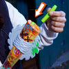 Nerf Zombie Strikeout Dart Blaster, 8 Nerf Elite Darts, Foam Blade, Pull Back Priming, Outdoor Games, Ages 8+