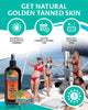 Caribbean Breeze Dark Tanning Oil Tanning Accelerator, Bronzing Dry Oil Spray Intensifier with Natural Botanical Extracts, Rich in Anti Oxidant, Non-Greasy, Safe for Outdoor Tanning, 8.5 oz (250 ml)