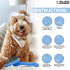 We Love Doodles Dog Slicker Brush for Grooming Pet Hair - Best Brushes For Poodle & Golden Doodle - Long Haired Brush For Dogs - Goldendoodle Long Pin Brush For Dematting (Large)