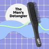 Wet Brush Detangling Hair Brush for Men, Black - Stimulates Scalp & Beard for Fuller Stronger Healthier Hair - Intelliflex Detangler Bristles Promote Hair Growth & Protect from Breakage - Pain-Free