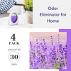 Air Freshener for Home, 4 Pack, Lavender Essential oils, Odor Eliminator for Small Area Closets Bathroom Pets Strong Odor, Up to 120 Days