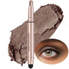 SAUBZEAN Dark Brown Eyeshadow Stick Makeup, Highlighter Cream Eye Shadow Pencil, Waterproof Hypoallergenic Long Lasting Matte Crayon, Glitter Primer Palette Shimmer Eyeliner Pen