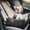 FUNNIU Dog Car Seat for Small Dog, Fully Detachable Washable Pet Car Seat, Dog Booster Seats with Four Storage Pockets Clip-On Leash Portable Dog Car Seats for Small Dogs Under 25 LBS, Beige