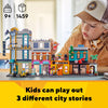 LEGO Creator Main Street 31141 Building Toy Set, 3 in 1 Features a Toy City Art Deco Building, Market Street Hotel, CafÃ© Music Store and 6 Minifigures, Endless Play Possibilities for Boys and Girls