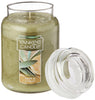 Yankee Candle Sage & Citrus Scented, Classic 22oz Large Jar Single Wick Candle, Over 110 Hours of Burn Time