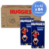 Huggies Overnites Size 6 Overnight Diapers (35+ lbs), 84 Ct (2 Packs of 42), Packaging May Vary