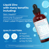 Zinc Supplements for Immune Support | Ionic Zinc for Kids & Adults | Liquid Zinc Supplement | 40 Day Supply | Zinc Sulfate | Skin Care Supplement | Vegan | Gluten Free | Glycerin Based | 4 oz