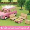 Calico Critters Family Picnic Van for Dolls - Toy Vehicle Seats up to 10 Collectible Figures!