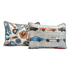 Lush Decor, Full, Blue and Orange Beige Race Car Kids' 3-Piece Bedspread, Reversible Bedding Set for Boys