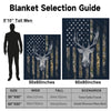 NHBTGSF Men Camo Deer Blanket, Hunting Blanket Deer Hunting Gifts for Men, Camouflage USA Flag Blankets for Men, Hunting Decor for Room Bed Sofa 60