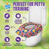 Toilet Seat Covers Disposable - 24 Large Waterproof Potty Covers for Toddlers, Kids, and Adults by Mighty Clean Baby - 2 Packs of 12 Covers