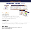 Financial Literacy Memory Matching Game, Fun and Educational Game for Children and Families, Financial Literacy Flashcards for Kids and Beginners