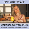 Cortisol Control Plus | Supports Stress Relief, Balanced Cortisol Response, Relaxation and Restful Sleep | Ashwagandha, Rhodiola, Curcumin, Magnesium & More | Premium Supplement | 90 Capsules