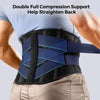 FREETOO Back Brace for Men Lower Back Pain with 7 Metal Stays, for Sciatica, Herniated Disc, Scoliosis and More Pain Relief! Breathable Back Support Belt for Women Work with Soft Pad, Lightweight Lumbar Support for Dairly Activity M(Waist:33