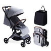 MAMAZING Lightweight Baby Stroller with Organizer, Ultra Compact & Airplane-Friendly Travel Stroller, One-Handed Folding Stroller for Toddler, Only 11.5 lbs, Grey