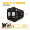 Sherpa Original Deluxe Travel Pet Carrier, Airline Approved - Black Lattice, Large