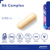 Pure Encapsulations B6 Complex | Vitamin B6 Supplement to Support Cellular, Cardiovascular, Neurological, and Psychological Health* | 120 Capsules