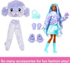 Barbie Cutie Reveal Doll with Purple Hair & Poodle Costume, 10 Suprises Include Accessories & Mini Pet (Styles May Vary)