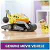 Paw Patrol: The Mighty Movie, Construction Toy Truck with Rubble Mighty Pups Action Figure, Lights and Sounds, Kids Toys for Boys & Girls 3+