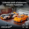 LEGO Speed Champions McLaren Solus GT & McLaren F1 LM 76918, Featuring 2 Iconic Race Car Toys, Hypercar Model Building Kit, Collectible 2023 Set, Great Kid-Friendly Gift for Boys and Girls Ages 9+