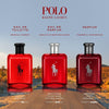 Ralph Lauren - Polo Red - Eau de Toilette - Men's Cologne Gift Set- Fresh Daring Woody Spicy Scent - Full Size, 2.5 Fl Oz & Travel Size, 0.3 Fl Oz