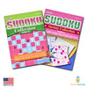 VARIETY SAVINGS 12-Pack 950+ Sudoku Book, Sudoku Puzzles for Adults, Large WordSearch Puzzle for Adults, Aging Seniors Brain Stimulation Activity Book (Variety Pack Bulk), Paperback - Large 8x10