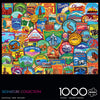 Buffalo Games - National Park Patches - 1000 Piece Jigsaw Puzzle, Blue for Adults Challenging Puzzle Perfect for Game Nights - 1000 Piece Finished Size is 26.75 x 19.75