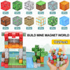 102PCS Magnetic Blocks World Set for Boys & Girls - Pixel Magnet Building Blocks Forest for Kids Age 3+ Education Sensory Games - Construction Toys Birthday