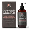 Arnica Sore Muscle Massage Oil for Massage Therapy - Anti Cellulite Massage Oil with Collagen Stem Cells Arnica and Menthol - Multipurpose Instant Absorption Full Body Massage Oil by M3 Naturals