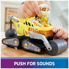 Paw Patrol: The Mighty Movie, Construction Toy Truck with Rubble Mighty Pups Action Figure, Lights and Sounds, Kids Toys for Boys & Girls 3+