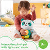 Fisher-Price Linkimals Baby & Toddler Toy Play Together Panda Plush with Interactive Music & Lights for Ages 9+ Months