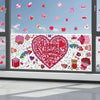 OHOME 181 PCS Valentines Stickers with Giant Coloring Poster - Valentines Day Crafts for Kids - Valentines Day Decorations - Valentines Treats Favors - Valentines Day Gifts for Kids Classroom