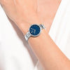 SWAROVSKI Women's Cosmopolitan Watch, Metal bracelet, Blue, Stainless steel