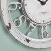 FirsTime & Co.® Antique Farmhouse Contour Wall Clock, American Crafted, Distressed Ivory, 10 x 2 x 10,