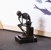 Toperkin Skeleton Thinker TPE-998 Bronze Statues Sculptures Home Decor