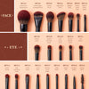 Jessup Makeup Brushes Set Premium Synthetic Powder Foundation Highlight Concealer Eyeshadow Blending Eyebrow Liner Spoolie Brush Set Black 21pcs T271