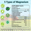 AMENQ Liquid Magnesium Complex Supplement, Organic Magnesium Blend Drops Glycinate, Taurate, Oxide, Malate, Citrate w/Zinc, D3, Ashwagandha for Sleep, Stress, Muscle,Heart Brain Nerve Health