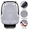 Mosquito Net for Baby Car Seat Stroller, Mesh Insect Nets Bugs Netting, Breathable Infant Carseat Canopy Carrier Cover, Universal Fit, Portable, Durable (White)