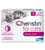 Cheristin for Cats Topical Flea Prevention - Starts Killing Fleas in 30 Minutes, 1 Dose