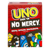 Mattel Games UNO Show Âem No Mercy Card Game for Kids, Adults & Family Parties and Travel With Extra Cards, Special Rules and Tougher Penalties