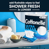 Cottonelle Ultra Clean Toilet Paper, 1-Ply, Strong Toilet Tissue, 9 Mega Rolls (9 Mega Rolls = 36 Regular Rolls), 312 Sheets per Roll, Packaging May Vary